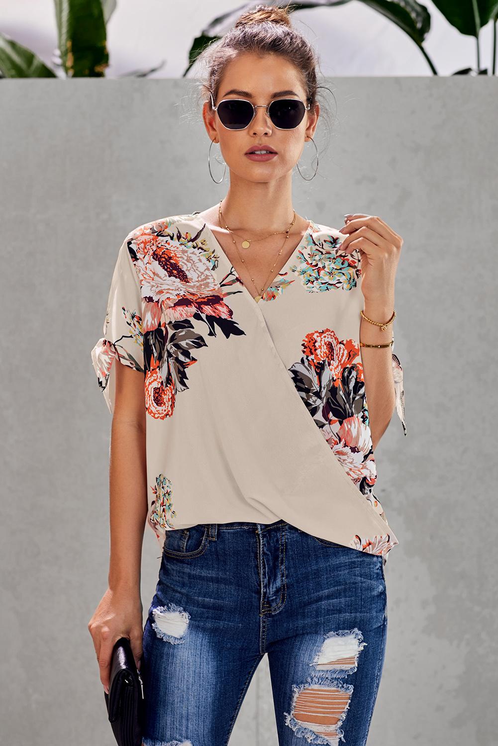 Floral Twist Top